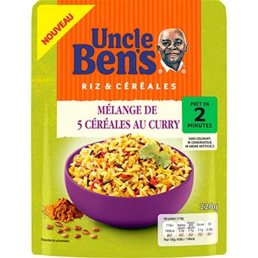 [5010034005099] UNCLE BENS Mélange Céréales Curry 220 g