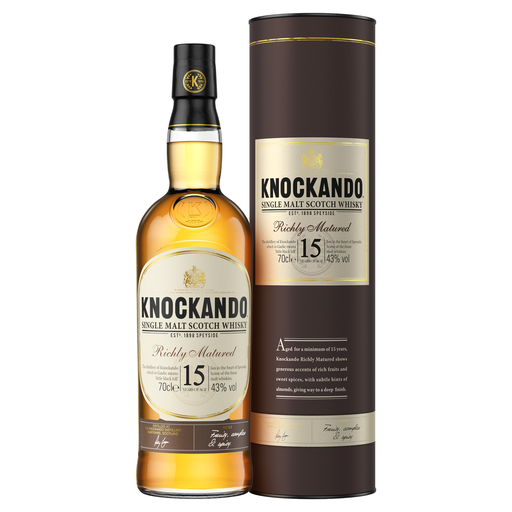 [5010103927956] KNOCKANDO Scotch whisky single malt Richly Matured 15 anos 0.7 L