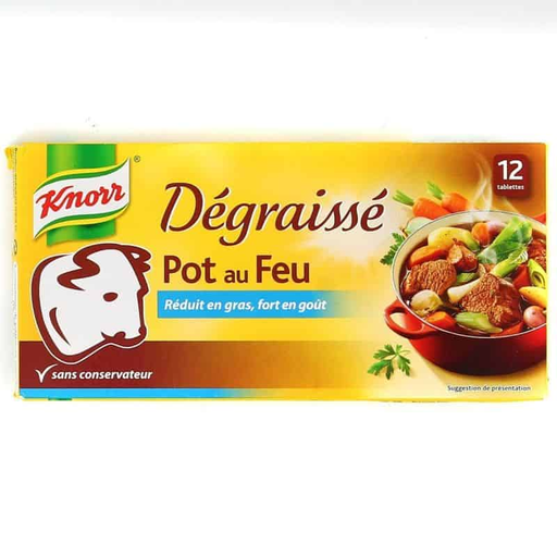 [3011360084774] KNORR Pot-au-Feu Bouillon Reduced Fat 120 g