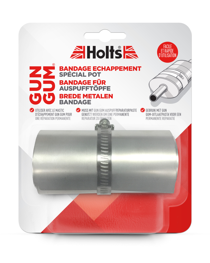 HOLTS Flexiwrap Stainless Steel Exhaust Bandage 800 x 114 mm