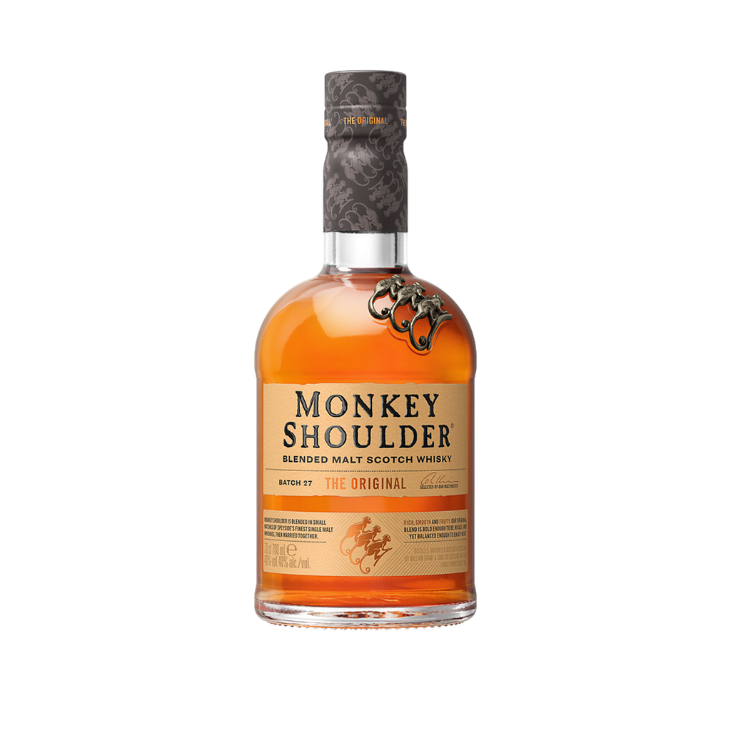 Monkey Shoulder Whisky Blended Malt Scotch Whisky 40% : La Bouteille De 70Cl