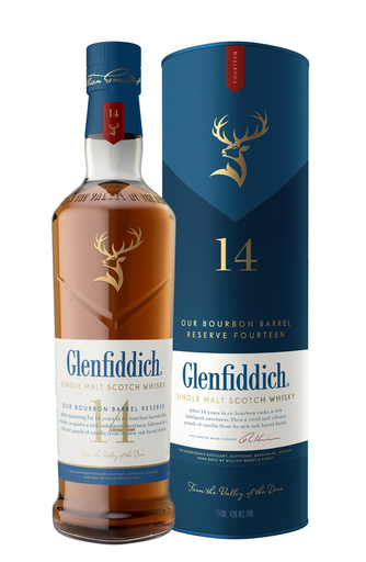 [5010327324333] GLENFIDDICH Whisky Single Malt Bourbon Barrel 14 anos 70 cl