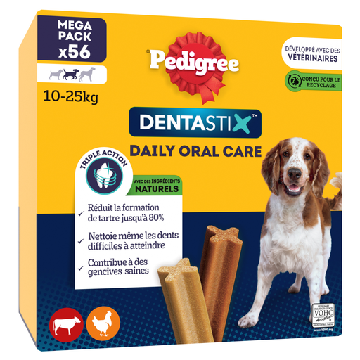 [5010394001410] PEDIGREE Dentastix barritas higiene bucodental para cão médio 56 sticks