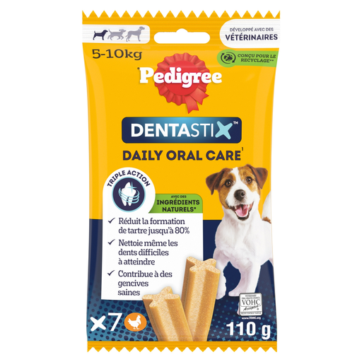 [5010394002103] PEDIGREE Dentastix barritas higiene bucodentária cão pequeno 110g