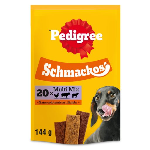 [5010394003599] PEDIGREE Schmackos guloseimas para cão Multi Mix 144 g