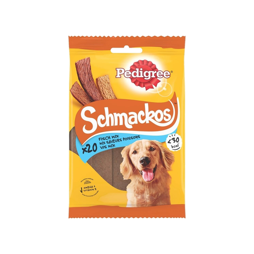 [5010394003650] PEDIGREE Schmackos Cão Adulto Peixe 20 x 7,2 g