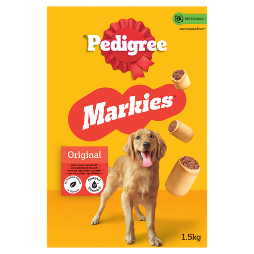 [5010394004329] PEDIGREE Markies Originals Petiscos para cão biscoitos recheados 1,5 kg