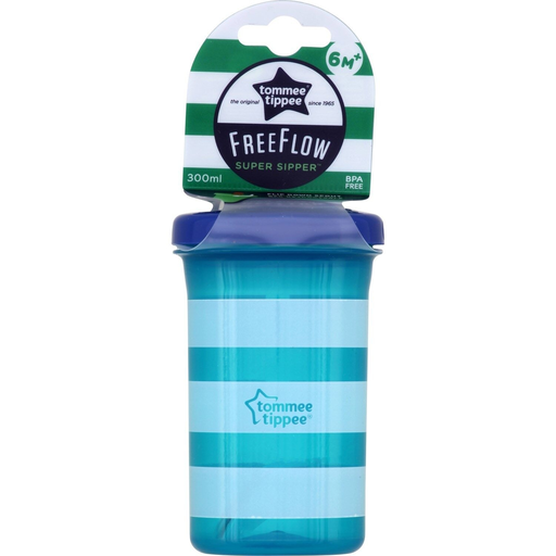 [5010415440228] TOMMEE TIPPEE Tasse 6m+ Free Flow bleu la tasse