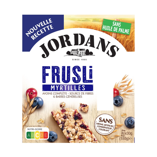 [5010477351753] JORDANS Barres de céréales myrtilles 6x30g