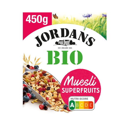 [5010477354051] JORDANS Organic Superfruit Muesli Cereal 450 g
