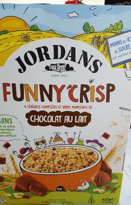 JORDANS Funny Crisp Milk Chocolate 420 g