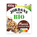 JORDANS Céréales mueslis chocolat noir Bio 450 g