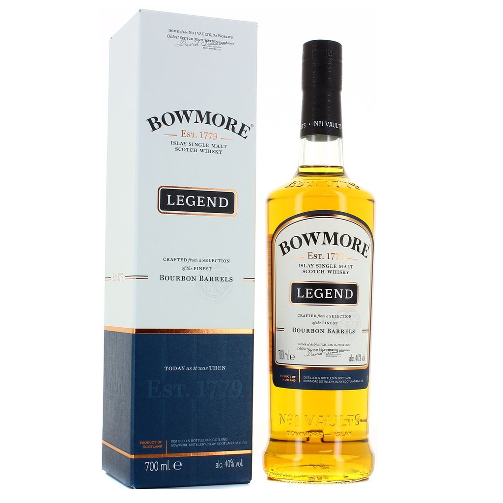 Bowmore Whisky Legend, Islay Single Malt 40 % : La Bouteille De 70Cl