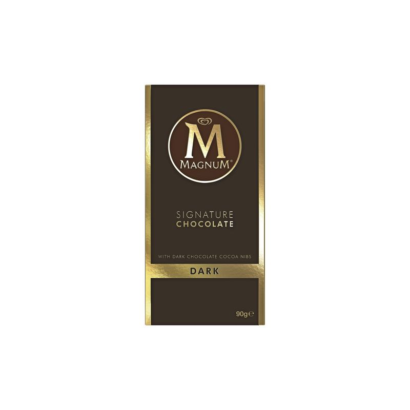 MAGNUM Tablette Chocolat Noir Fèves de Cacao 90 g