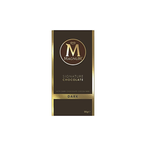 [5010775190283] MAGNUM Dark Chocolate Cocoa Nibs Tablet 90 g