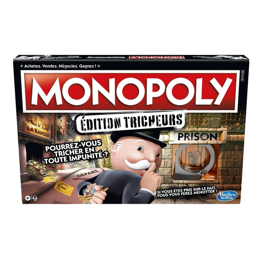 [5010993510993] HASBRO Monopoly Tricheurs, Jeu de société, la boîte