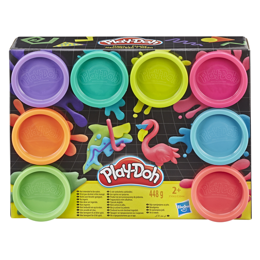 [5010993560202] HASBRO Pâte à modeler 8 arc-en-ciel Play-Doh le coffret
