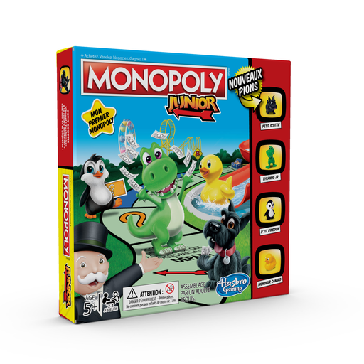 [5010993585816] HASBRO Monopoly Junior Jeu de société dès 5 ans, la boîte