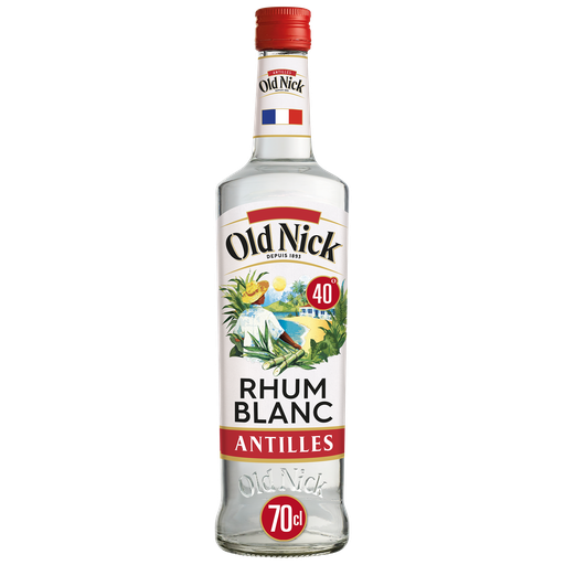 [3012991302039] OLD NICK Ron blanco tradicional Antillas francesas 0.7 L