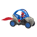 HASBRO Figura Articulada Marvel Spider-Man con Moto 15cm