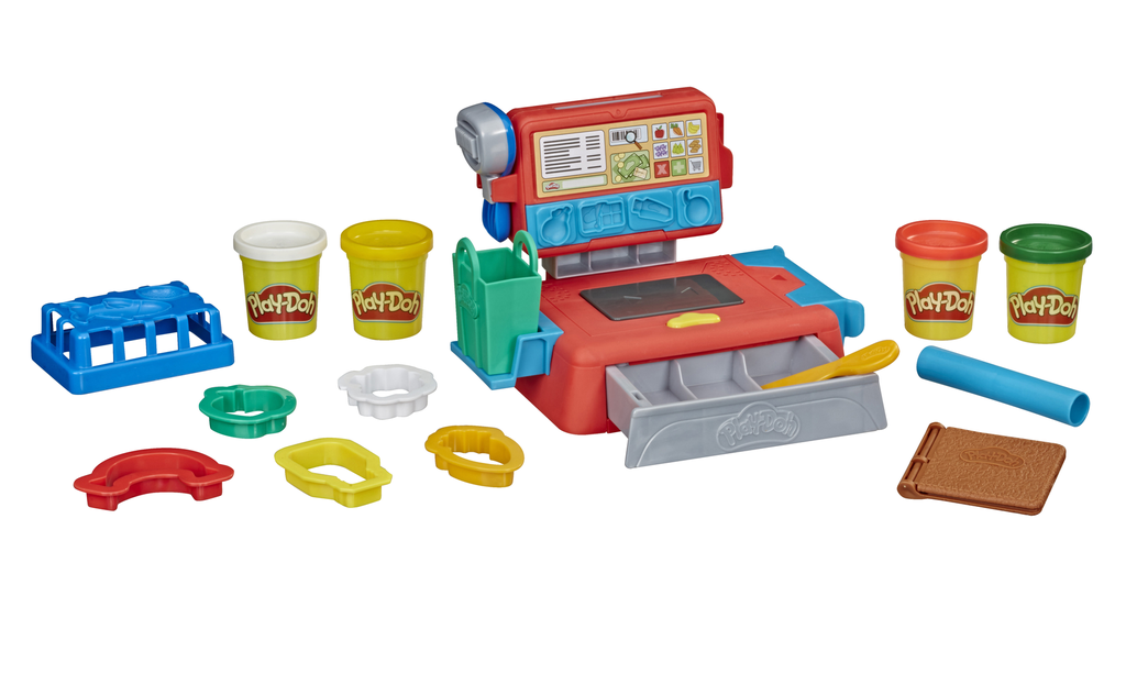 HASBRO Play-Doh Cash Register Modeling Dough the box