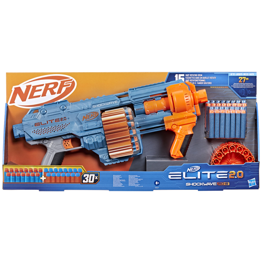 [5010993732258] NERF Elite 2.0 Shockwave RD-15 Blaster, the toy