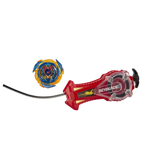[5010993790043] BEYBLADE Burst Surge Speedstorm, Lanceur Puissance étincelante et toupie rotation droite, le set
