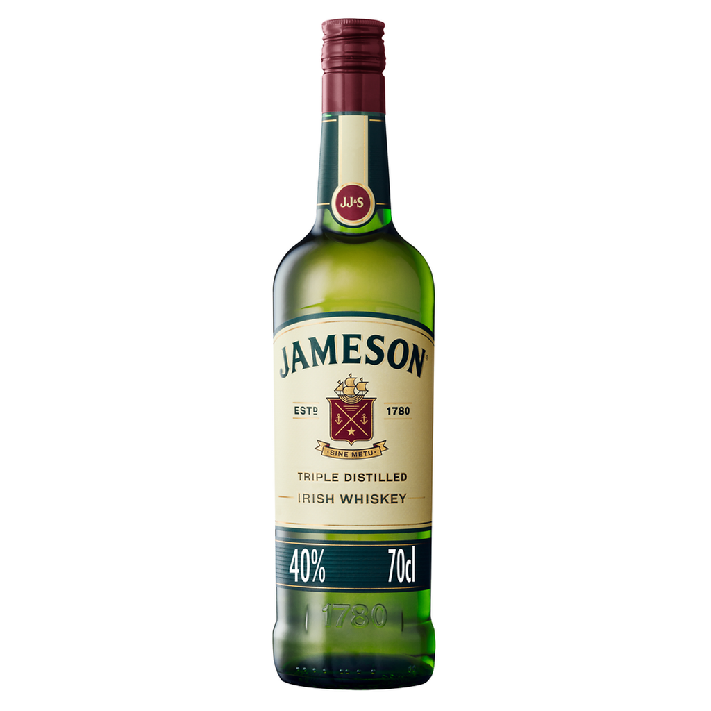Jameson Whisky Irlandais Irish Whiskey 40% : La Bouteille De 70Cl