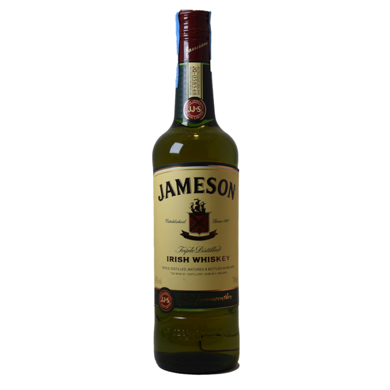 Jameson Whisky Irlandais Irish Whiskey 40% : la bouteille de 70cL