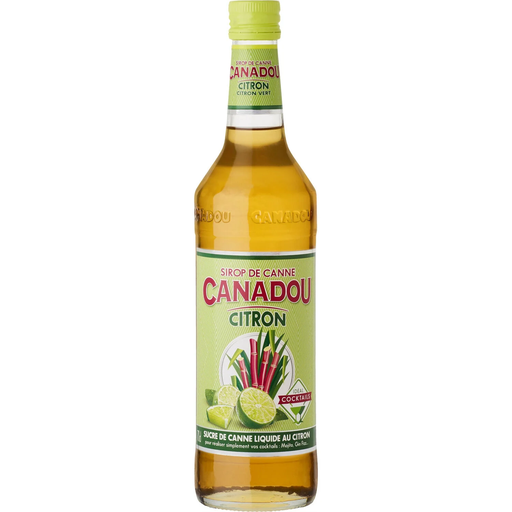 [3012993063334] CANADOU Sugar cane syrup with lemon 70 cl