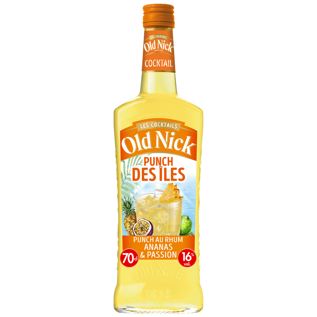 OLD NICK Pineapple and Passion Fruit Flavored Cocktail 0.7 L