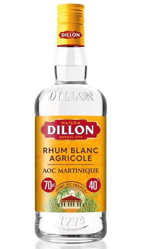 [3012993070776] DILLON White Agricultural Rum AOC Martinique 40% 0.7 L