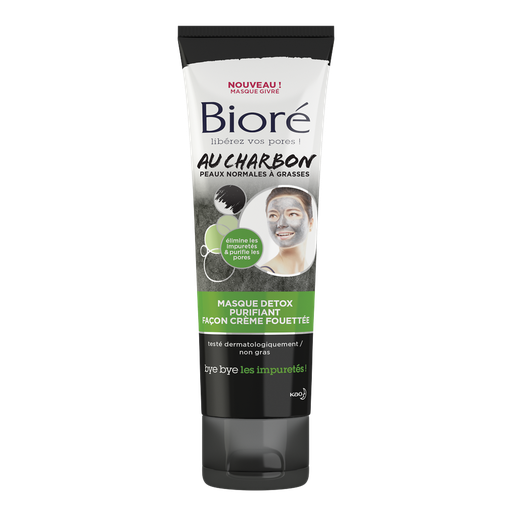 [5017634256739] BIORE Purifying Charcoal Whipped Detox Mask 110 ml