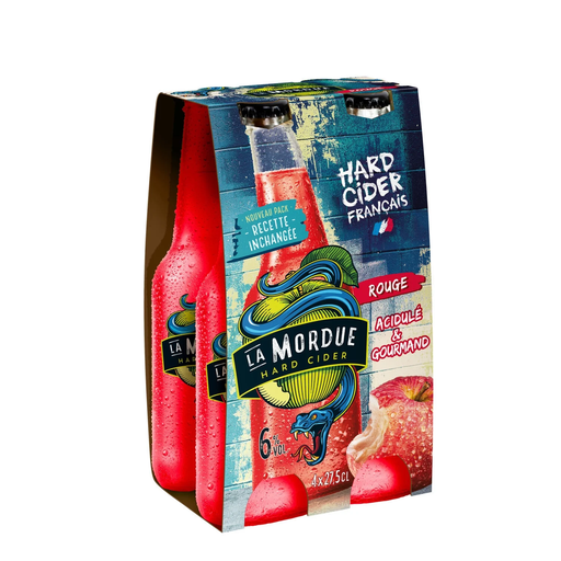 [3013060203554] LA MORDUE Hard Cider Red Cider 6% 4 x 27.5 cl