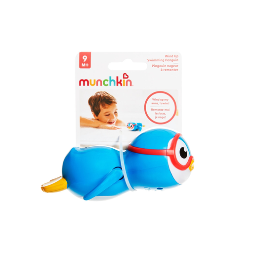 [5019090119726] MUNCHKIN Juguete de baño Pingüino nadador 1 unidad
