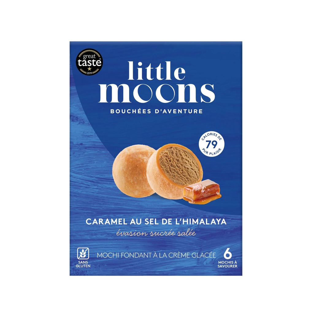 LITTLE MOONS Mochis glacés caramel 32 g