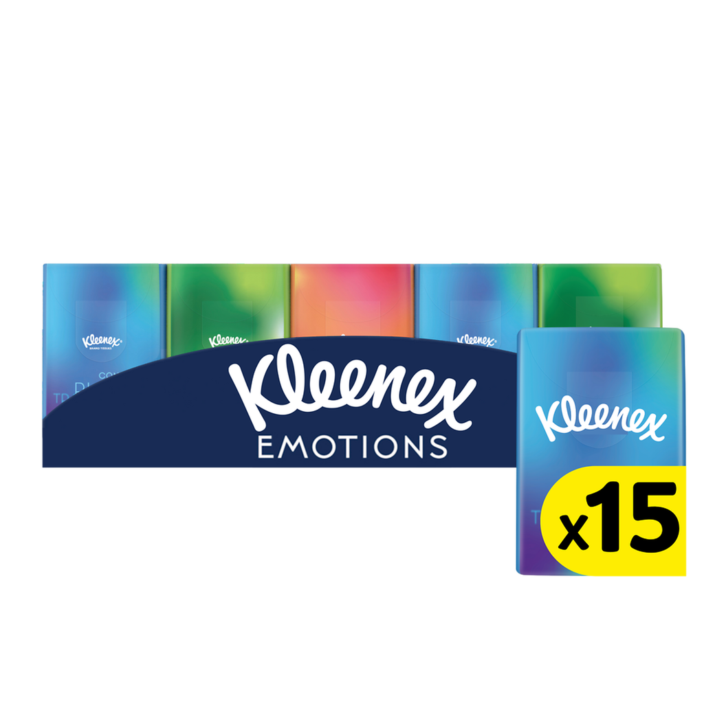 KLEENEX Lenços Collection 3 camadas 15 x 7 lenços