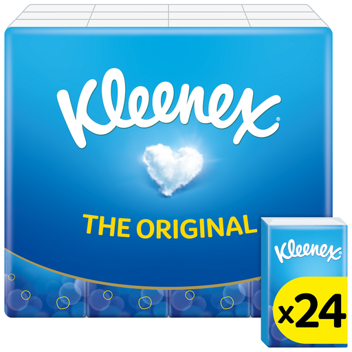 [5029053033211] KLEENEX Original Tissues 3-ply 24 x 7 tissues