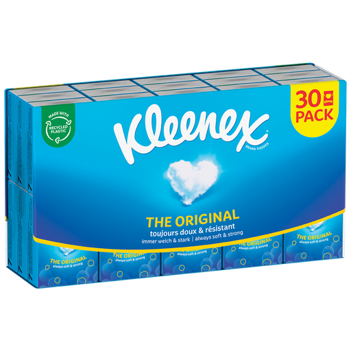 [5029053033648] KLEENEX Original White Tissues 30 mini packs