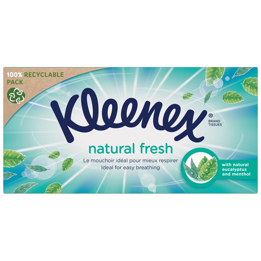 [5029053039725] KLEENEX Natural Fresh Tissues, 72-sheet box