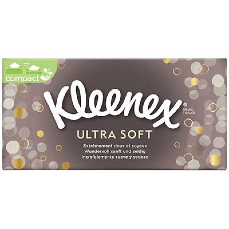 KLEENEX Ultra Soft White Tissues 80 count