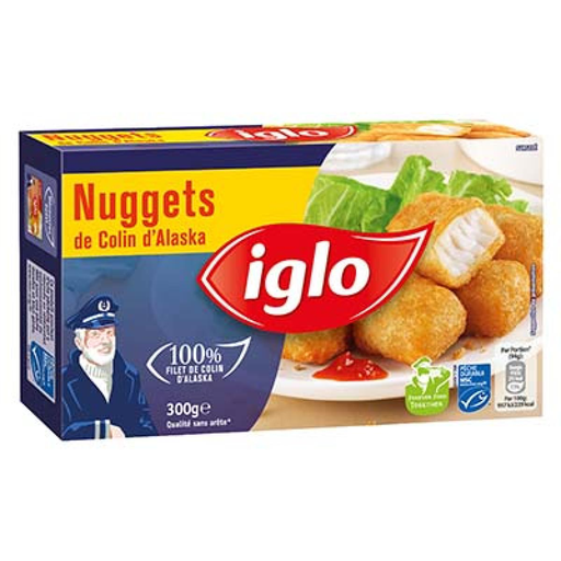 [3013520016632] IGLO Nuggets de poisson 300 g
