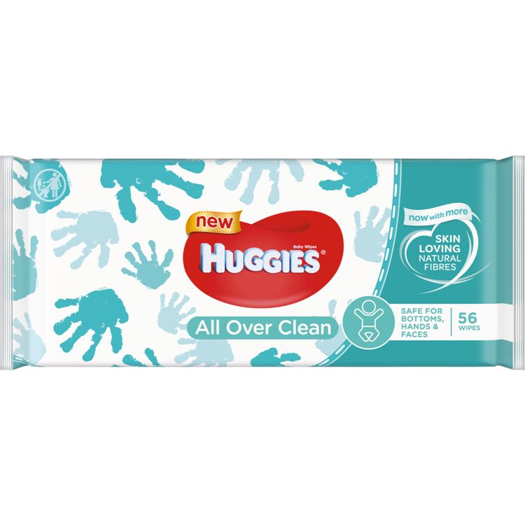 Huggies Baby Wipes 56S All Over Clean