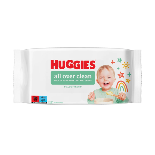 [5029053567822] HUGGIES All Over Clean Toallitas Bebé Cuerpo y Cara 56 Toallitas