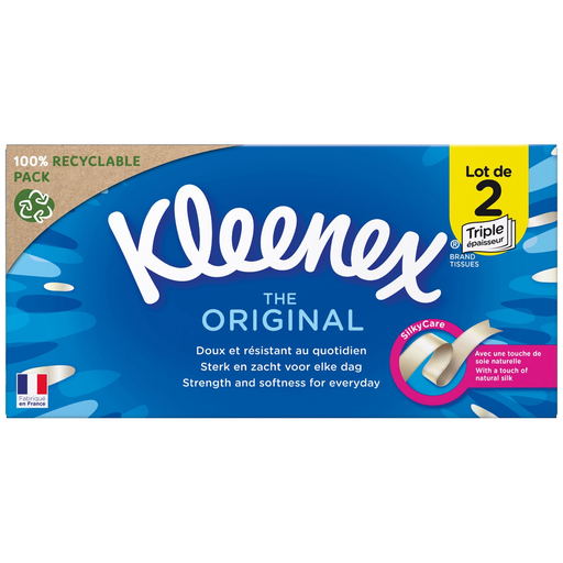 [5029053569550] KLEENEX Lenços Original lote de 2 caixas