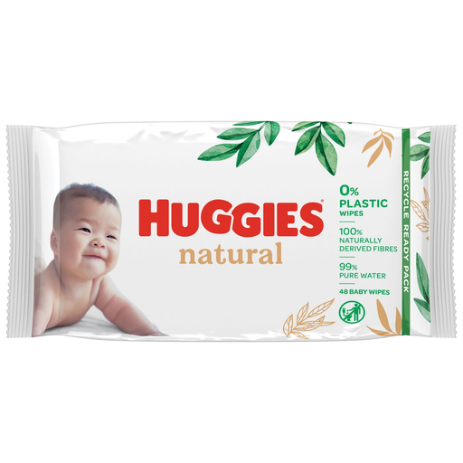 [5029053577333] HUGGIES Toallitas Natural Pure Biodegradable 48 toallitas