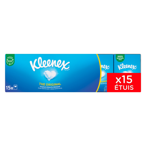 [5029054046357] KLEENEX The Original Mini Soft and Strong Tissues 15 packs