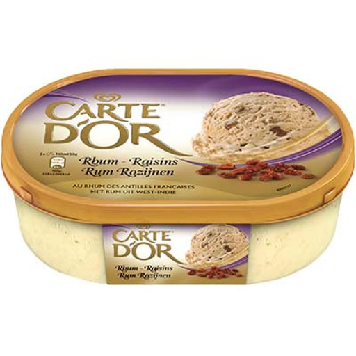 [3013520080381] CARTE D'OR Gelado Rum Passas Miko 1 L