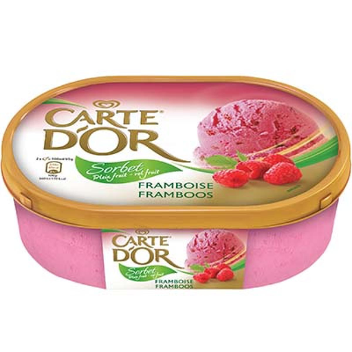 [3013520080398] CARTE D'OR Sorbet Framboise Miko 1 L