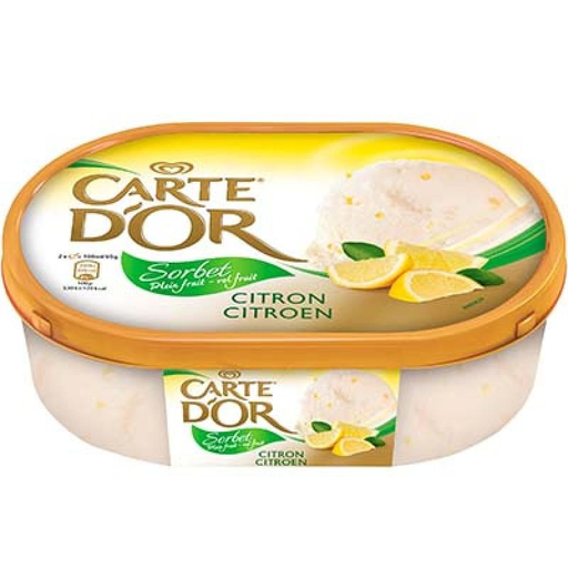 [3013520080404] CARTE D'OR Lemon Sorbet Miko 650 g